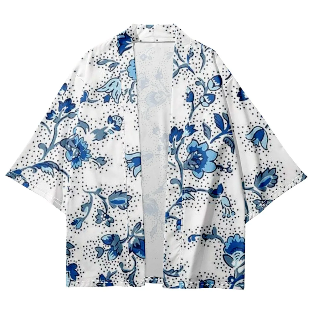 

Women Kimono Robe Japanese Style Men Summer Home Bath Robe Haori Cardigan Shirt Coat Casual Male Jacket Yukata Home Clothing