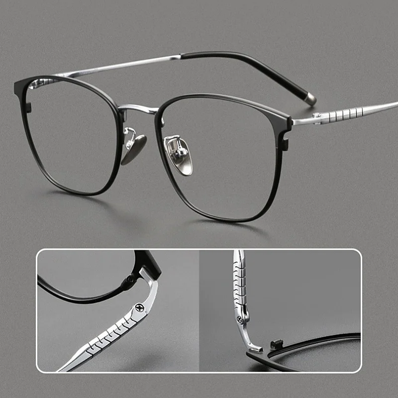Новая сверхлегкая титановая оправа для очков деловая мужская и женская