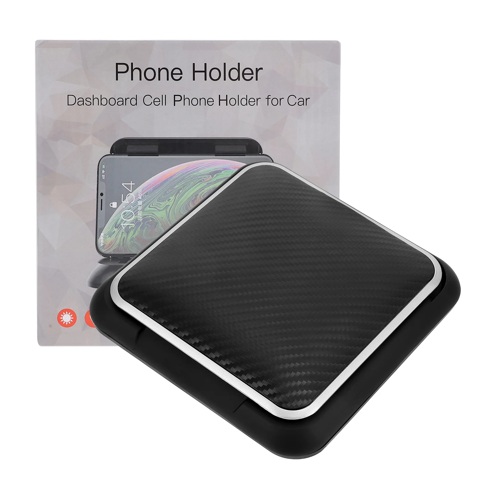 

Car Holder Stand Dashboard Bracket Rack Navigation Organzier Accessory Auto Mount Mobile Desk Vehicle Silicone Pad Cell Support