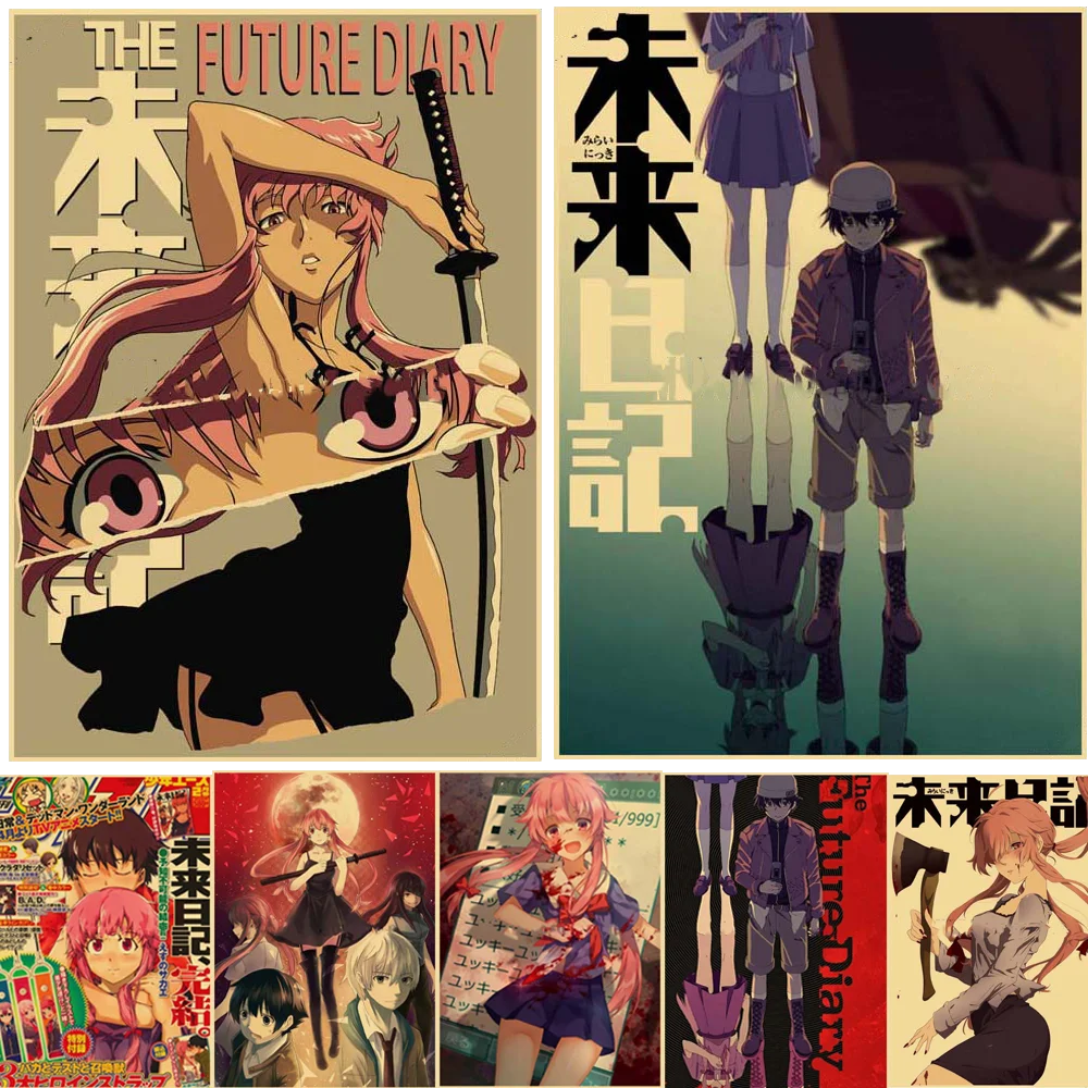 

плакаты на стену украшения картина на стену украшения наруто дляГорячий аниме плакат будущего Дневник ретро крафт-бумага картина-Наклейка ...