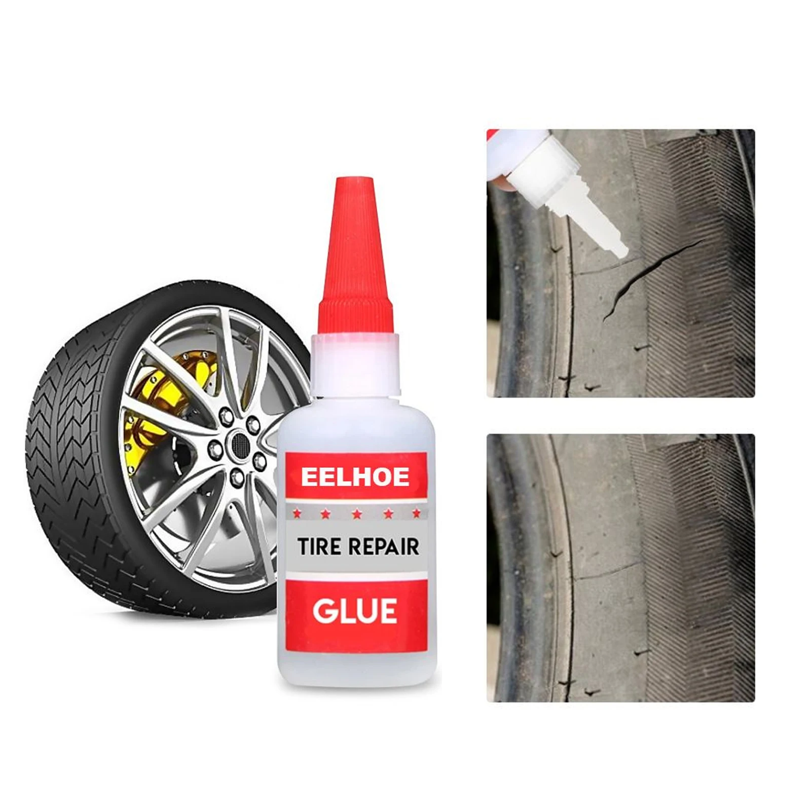 

Super Glue Multifunctional Plastic Wood Metal Rubber Tire Repair Glue Waterproof Wear-resistant Stronge Adhesives Sealers 50ml