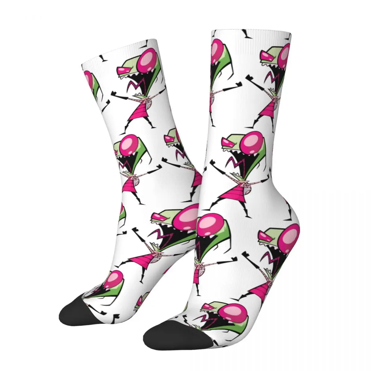 

Модные мужские носки, повседневные носки Invader Zim, мягкие спортивные носки унисекс, идея для подарка на весну, лето, осень, зиму