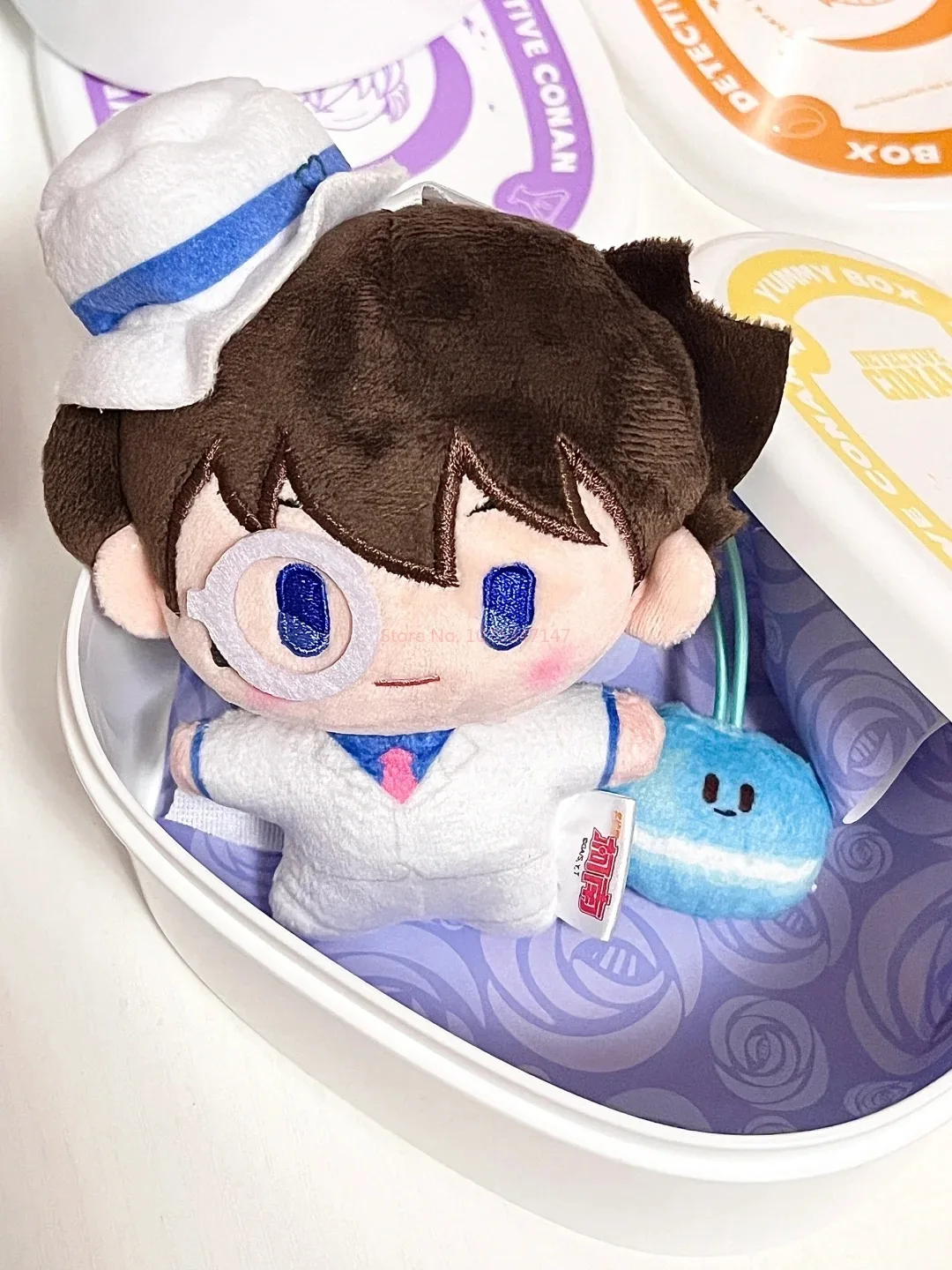 Оригинальный детектив Conan Cafe глухая коробка плюшевые игрушки Bento кулон Аниме