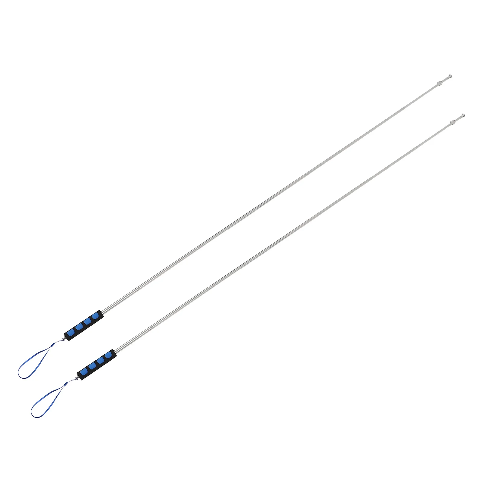 

2pcs Portable Flagpole Handheld Teaching Flagpole Extendable Guide Flag Pole