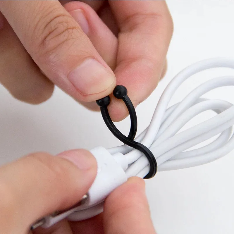 

Office Computer Network Clips Cable Management Data Organizer Wire Fixed Buckle Belt Desk Accessories Supplies Stationery Home