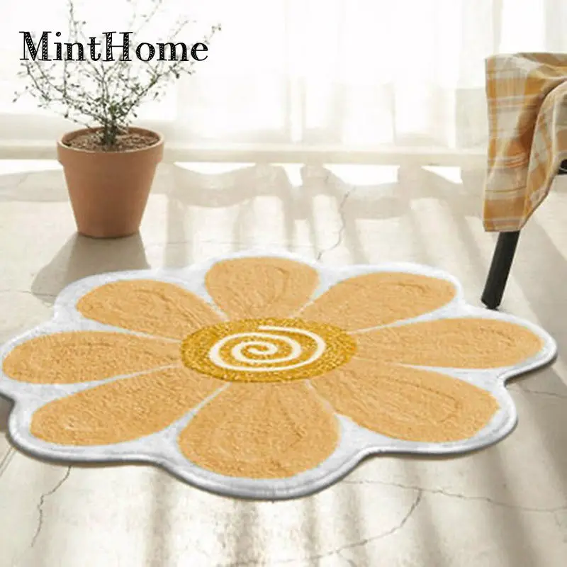 

Nordic Minimalist Absorbent Floor Mat Bathroom Door Non-slip Mat Bathroom Bedroom Carpet Machine Washable Living Room Decoration