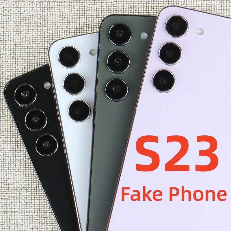 

Fake Phone Model For Samsung Galaxy S23 Dummy Mobile Phone Model Non-Working Simulation Machine Showcase Toys Replica Phone