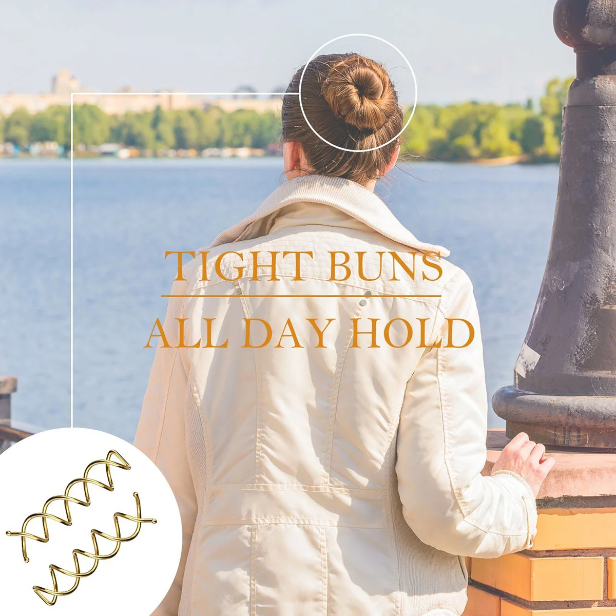 

Spiral Hair Bobby Screw Pin Twistnon Scratchtipstwisted Clip Bun Metal