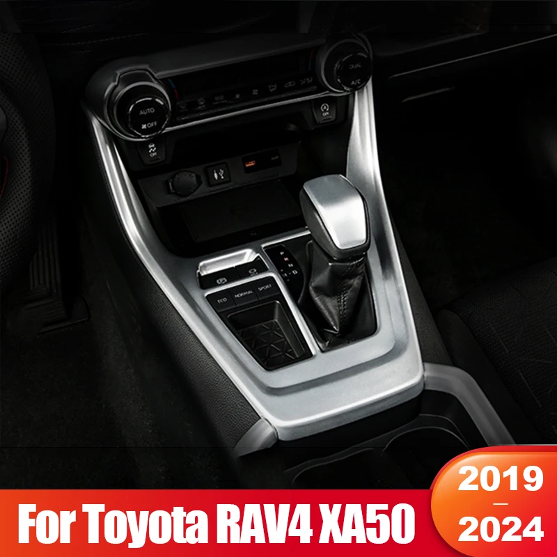 Для Toyota RAV4 XA50 2019 2020 2021 2022 2023 2024 RAV 4 Гибридная автомобильная панель переключения