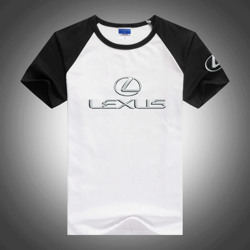 

2022 LEXUS Logo Pattern Summer Mens T-Shirt High Quality Printing Tops O-Neck Loose Male Hip hop Color matching Tees