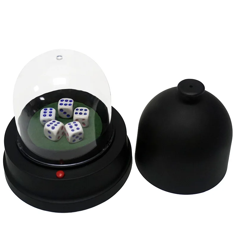 

Entertainment Electric Dice Cup KTV Dice Set Board Game Full Cover Dice Cup with 5 Dices