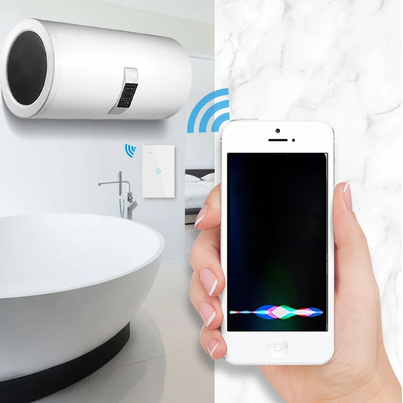 

20A HomeKit US/AU WiFi Boiler Switch Smart Home Automation Water Heater Mobile APP Voice Control By Alexa Google Home Apple Siri