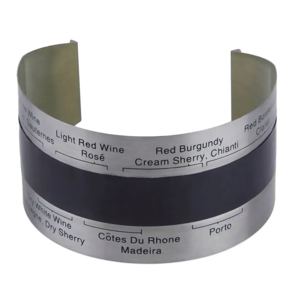 

Термометр для бутылок вина из нержавеющей стали с ЖК-дисплеем