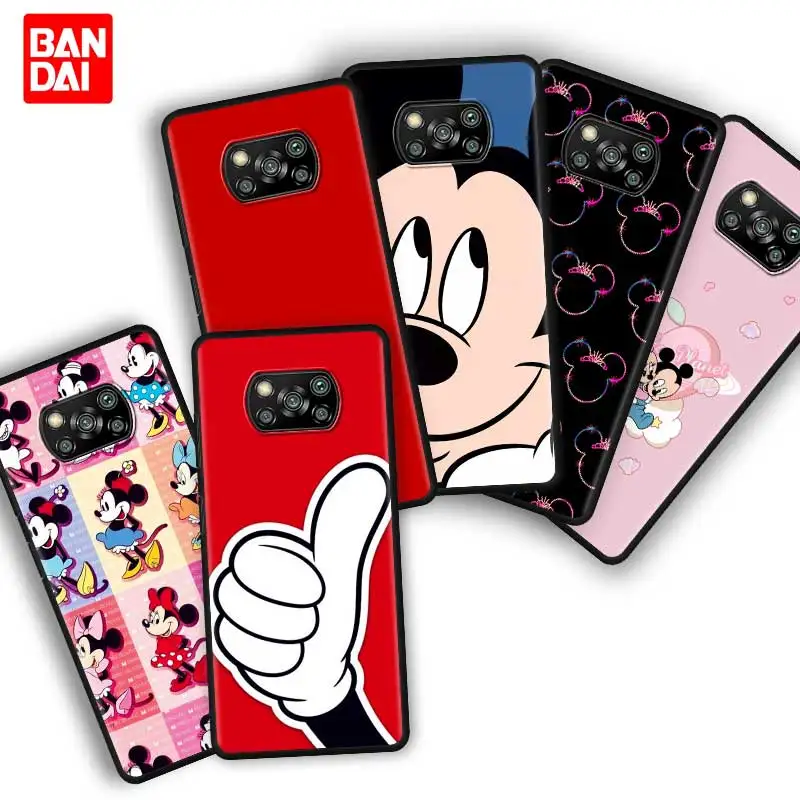 

Mickey Minnie Mouse Colors Case for Xiaomi Poco X3 NFC F3 M3 11t 11 Lite Ultra Redmi Note 10s 10t Pro Plus 5G Soft Silicone Tpu