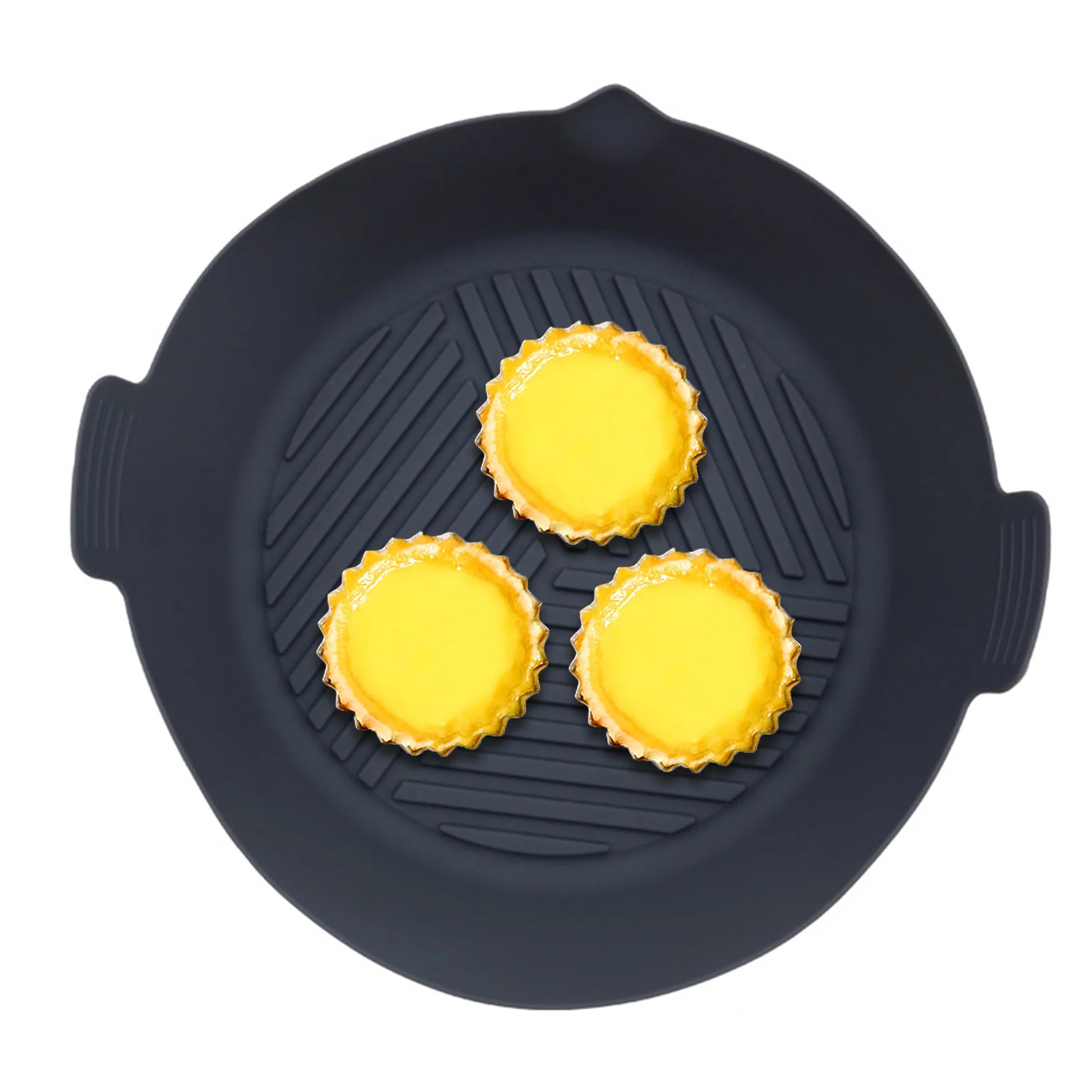 

Reusable Air Fryer Basket Liner Air Fryer Silicone Pot 8 Inch Food Safe Air Fryers Pot Oven Accessories Multi Use Silicone