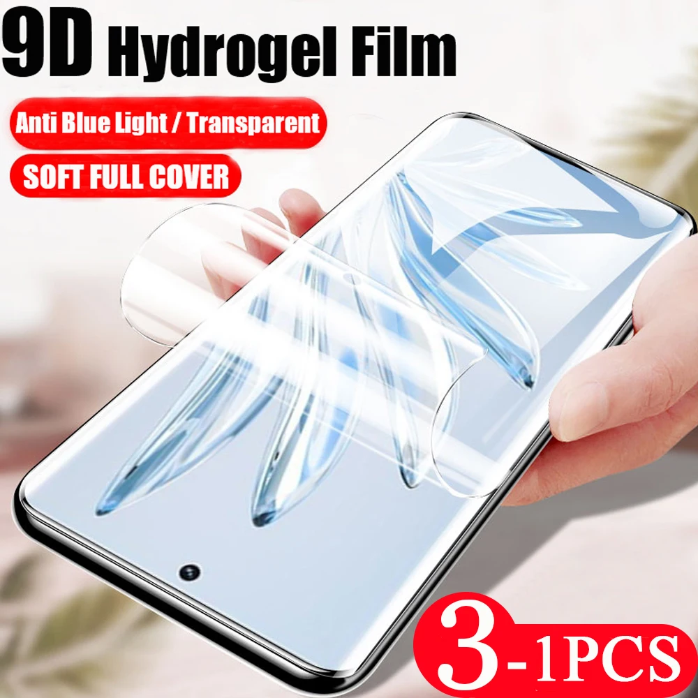 

3/2/1Pcs For Honor Magic 3 pro plus 4 lite screen protector For Honor 50 60 70 SE hydrogel film soft full cover protective film