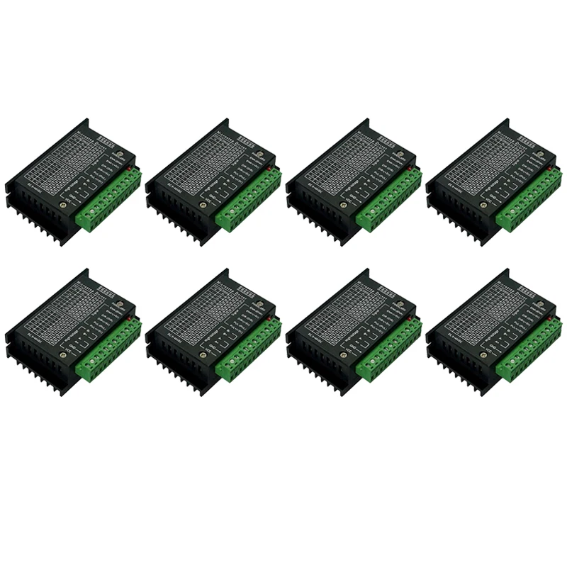 

8Pcs 42/57/86 TB6600 Wood Milling Machine Stepper Motor Driver 32 Segment 4.0A 42VDC Cnc Engraving Machine Kit