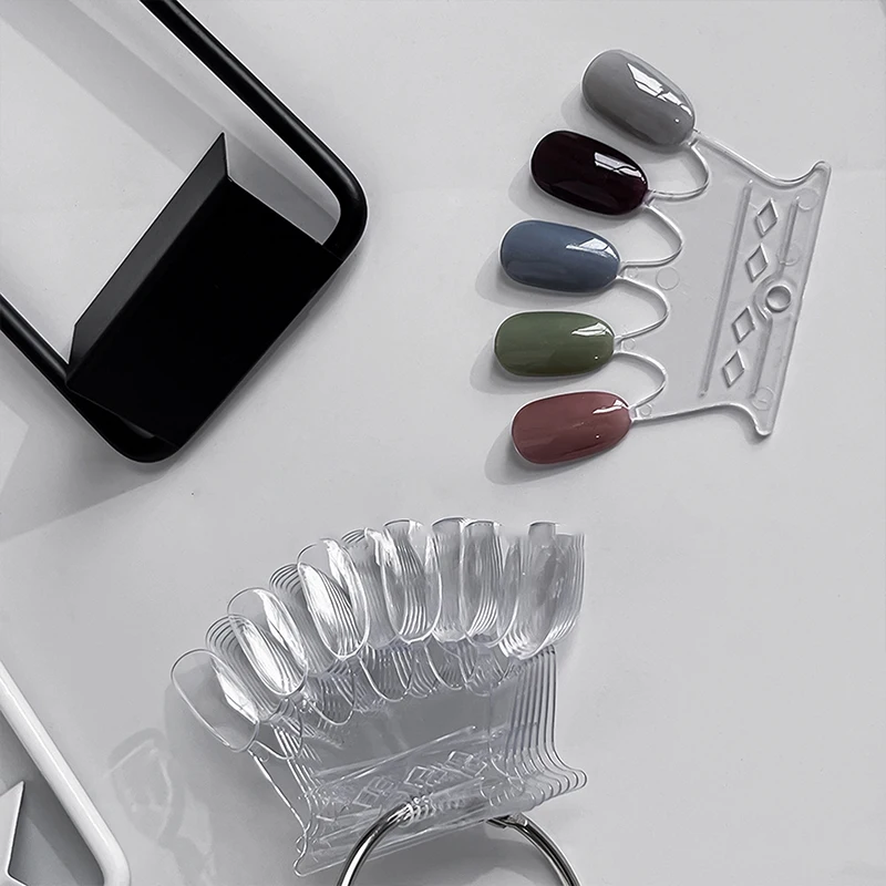 Цветное Колесо Подставка Для Дизайна Ногтей Держатель Образцов Гель-лака