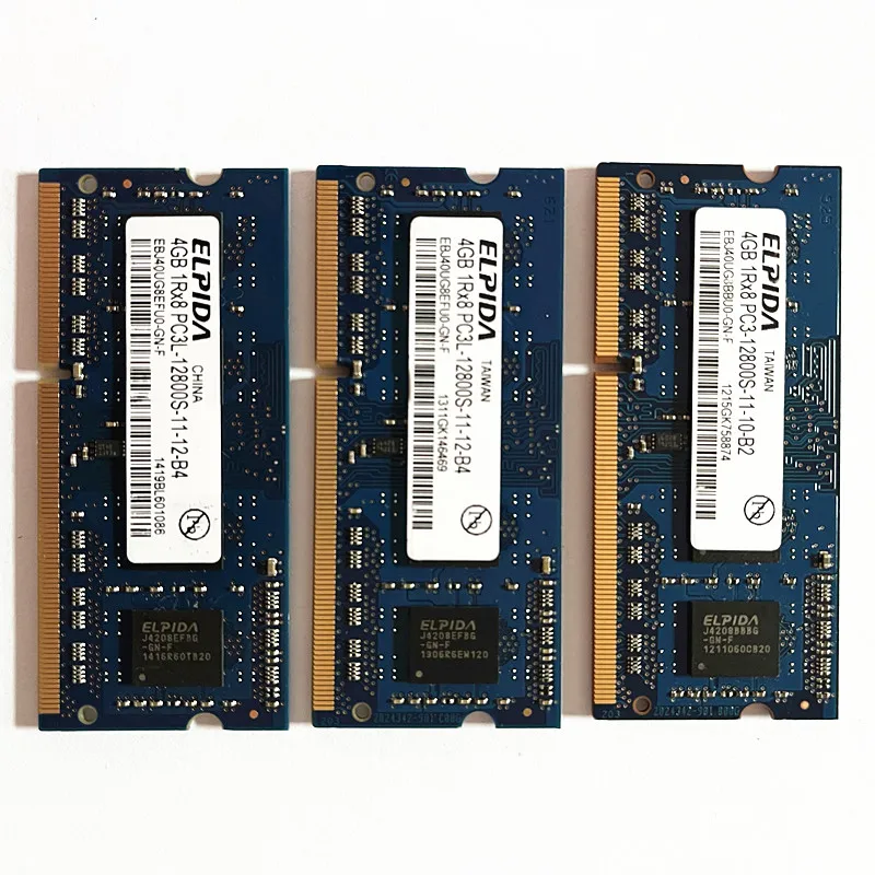 

ELPIDA DDR3 Laptop Rams 1333 4gb 1600 8gb 12800S DDR3 1600MHz Memory sodimm 204pin