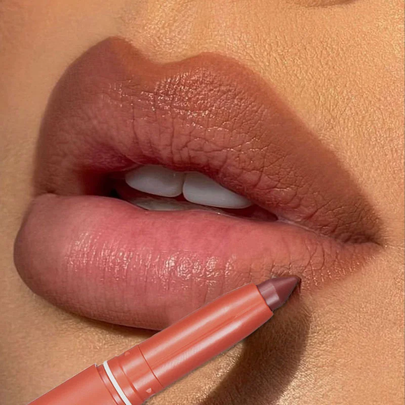 

6 Colors Lip Liner with Sharpener Waterproof Matte Nude Lipstick Lasting Velvet Red Brown Lips Contouring Pen Makeup Cosmetics