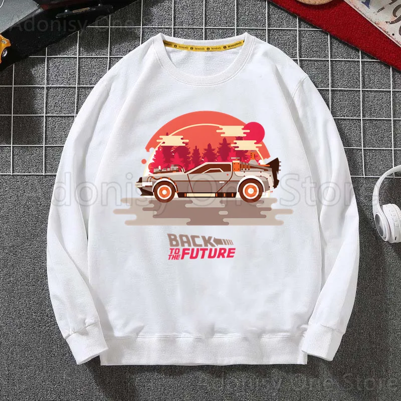 Толстовки с капюшоном Назад в будущее Delorean толстовки для мужчин и женщин модная