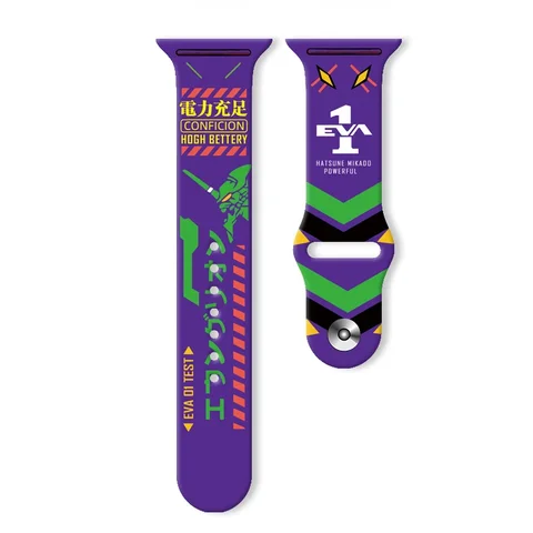 Ремешок силиконовый Evangelion для Apple Watch