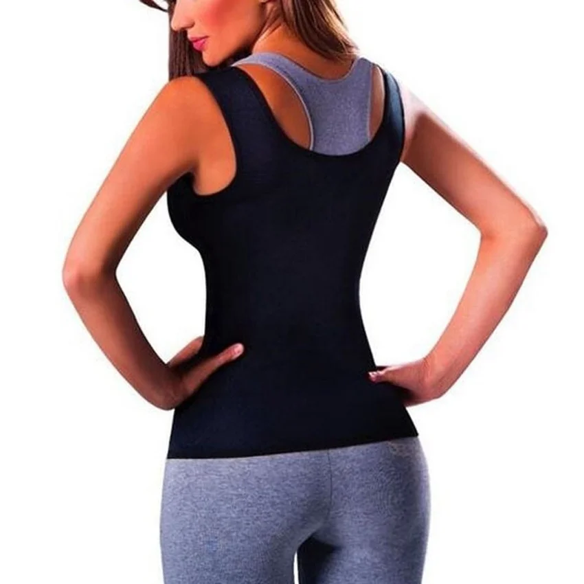 

Body Shaper Women Sweat Sauna Suit Vest Waist Trainer Slimming Flat Belly Tummy Control Fitness Weight Loss Reducing Girdles