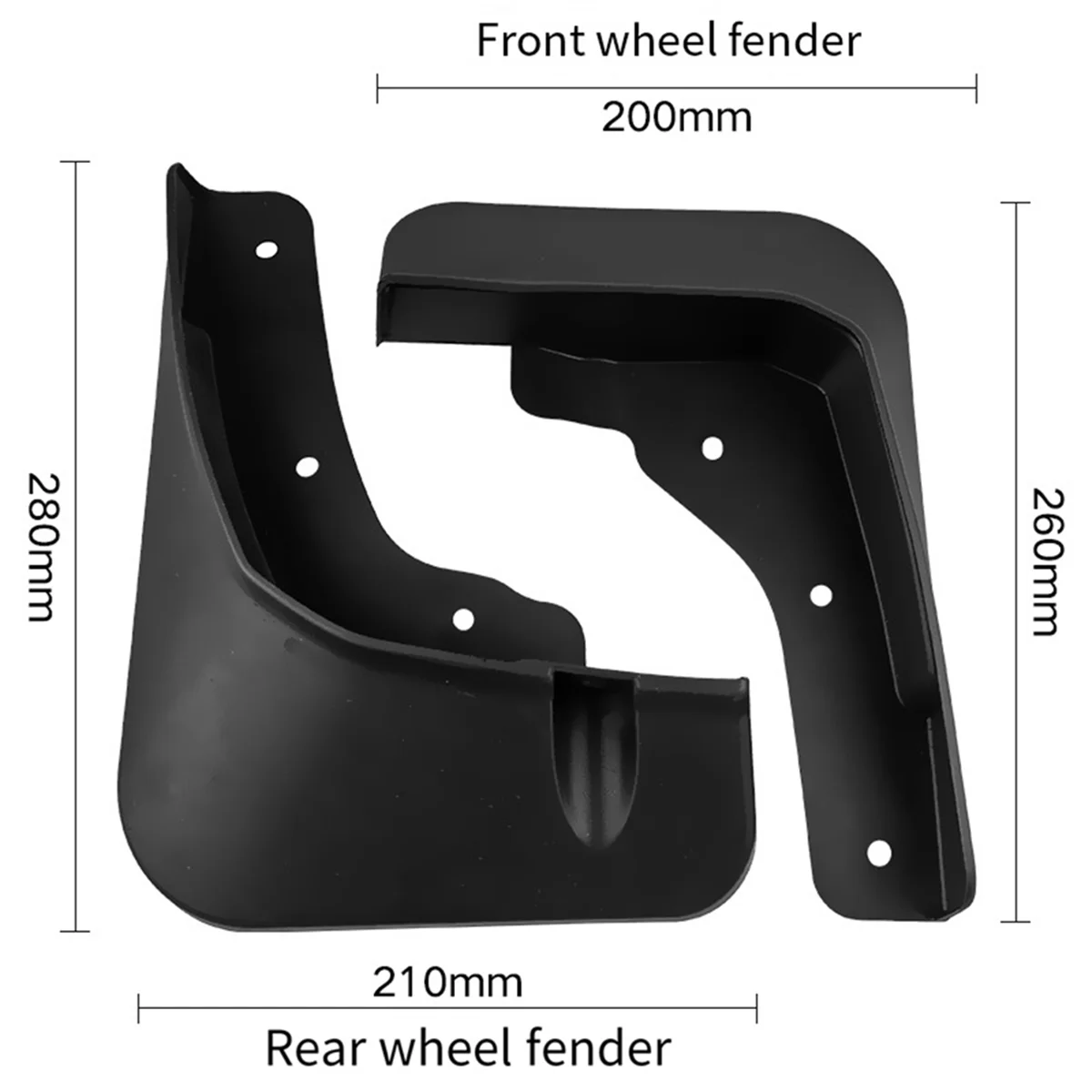 4 шт. брызговики для Mitsubishi Outlander 2022 2023
