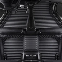 Custom Stripe Car Floor Mats for BMW E92 3 Series Coupe 2 Doors 2006 2007 2008 - 2013 Year Auto Interior Details Car Accessories