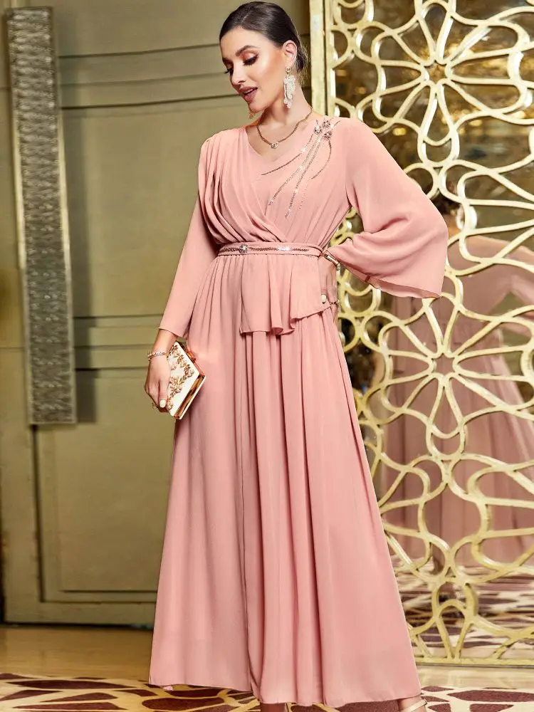 

Ramadan Eid Mubarak Abaya Dubai Kaftan Muslim Long Dress Turkey Islam Prayer Clothes Abayas For Women Robe Femme Musulmane