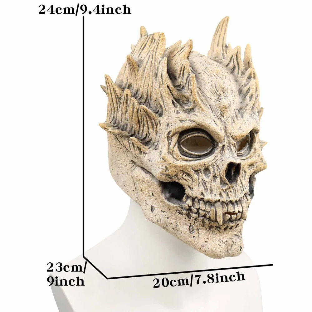 

SKULL mask halloween cosplay haunted house prop
