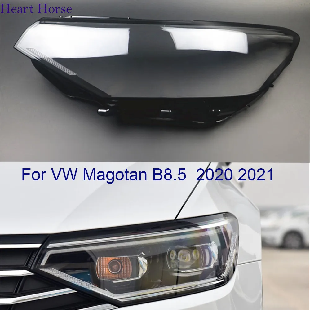 

For VW Magotan B8.5 2020 2021 Lampshades Lamp Car Headlight Cover Headlamps Transparen Headlamp Lens Front Headlight
