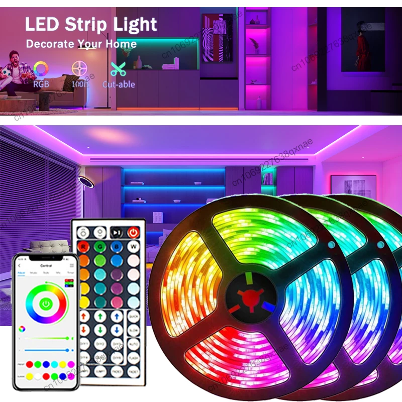 

LED Strips Infrared Control Neon Ice Lights 5050 TV Backlight Room Decor SMD5050 USB Bedroom Decoration 1m 2m 3m 4m 5m Luces LED