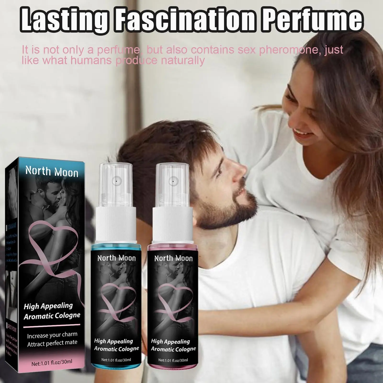 

Pheromones Man Women 30ml Elegant Romantic Pheromones Fragrance Charming Lasting Temptation Women's B9e5