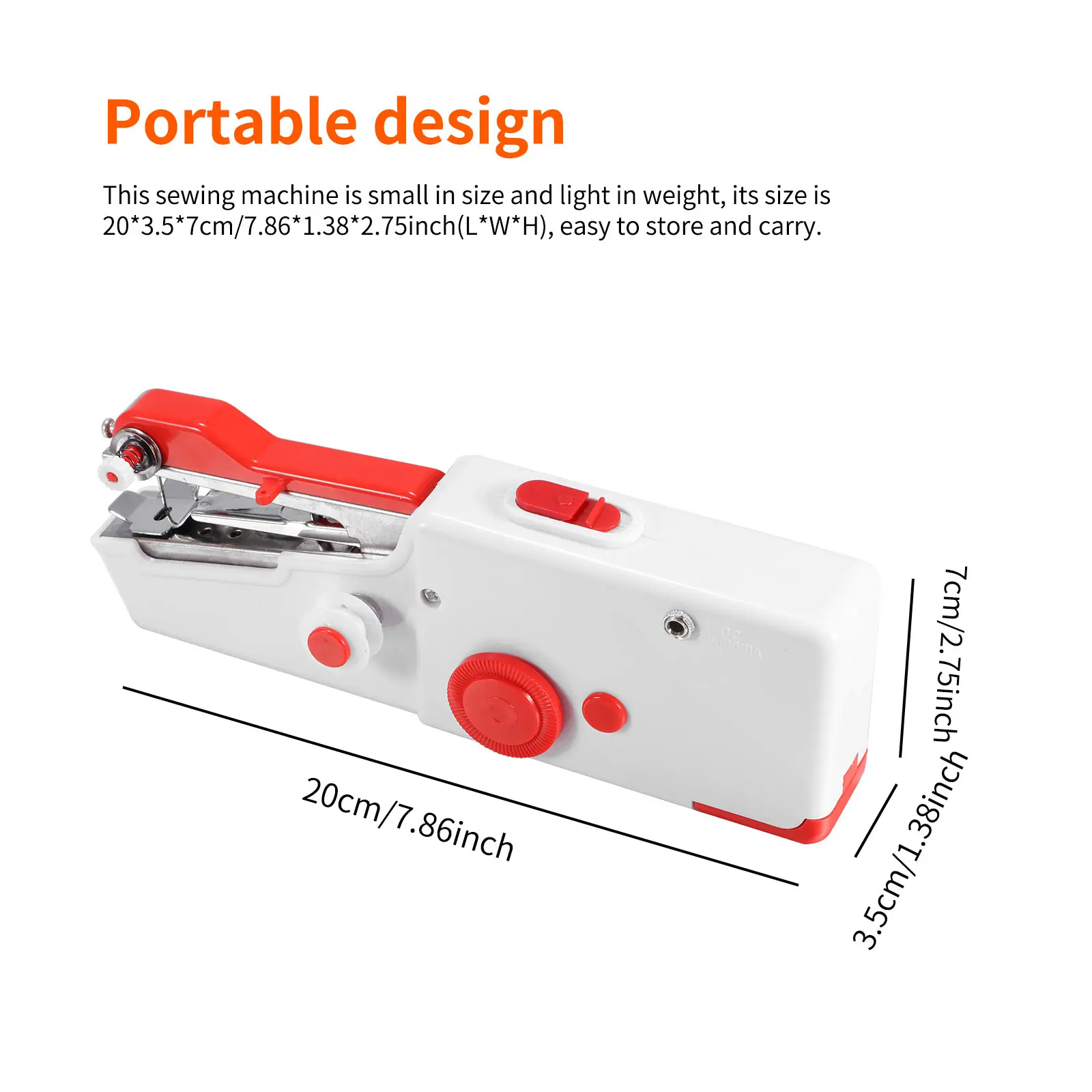 Портативная швейная машина компактный портативный Электрический инструмент для