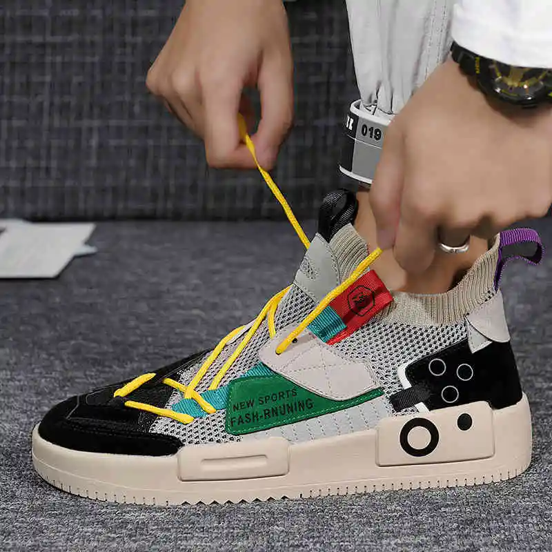 Man Unusual Luxury Brand Men's Sports Shoes Tennis