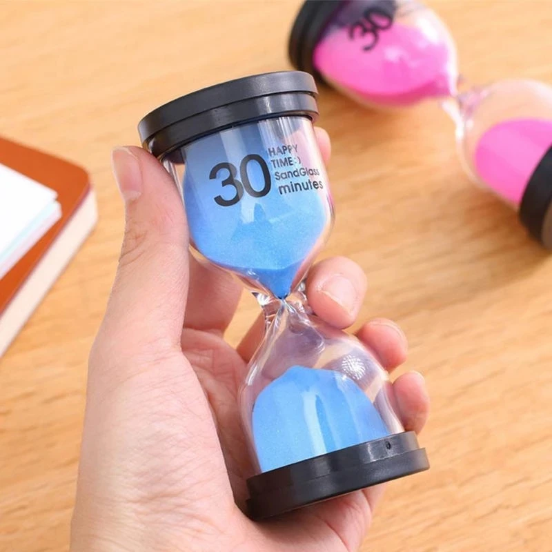 

1-30 Minutes Mini Hourglass Timer Creative Children Do Homework Clean Teeth Sandglass Timer Home Decoration Sand Clock Watch