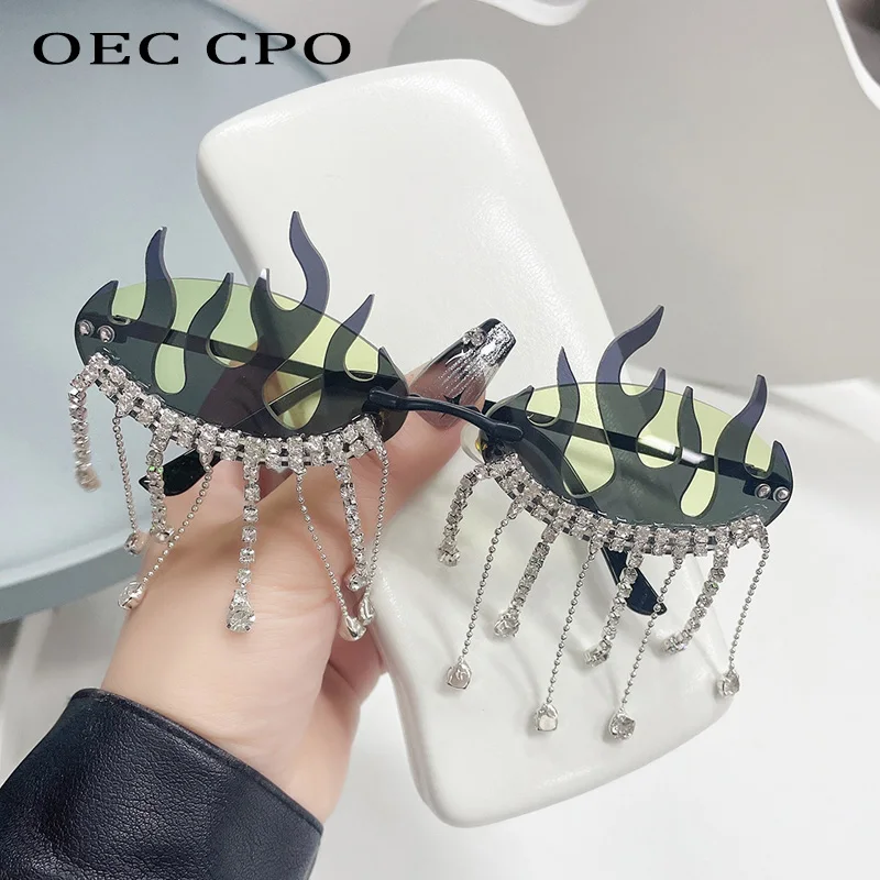 Очки солнцезащитные унисекс без оправы с защитой UV400