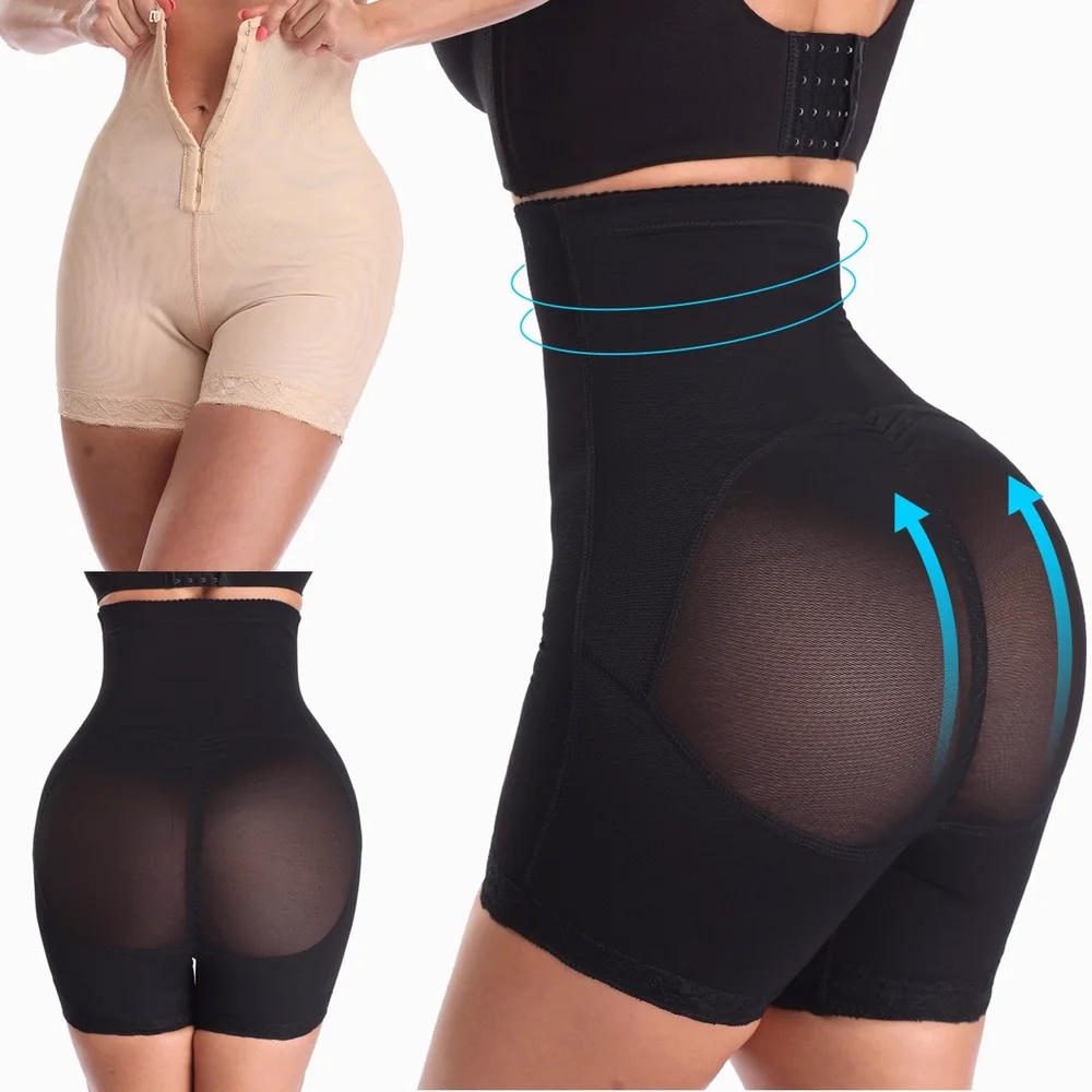 

Women's Breathable Hip Lift Shapewear Boxer Abdominal Sculpting Postpartum Large Size High Waist Slim Waist Slim Fitness Pants