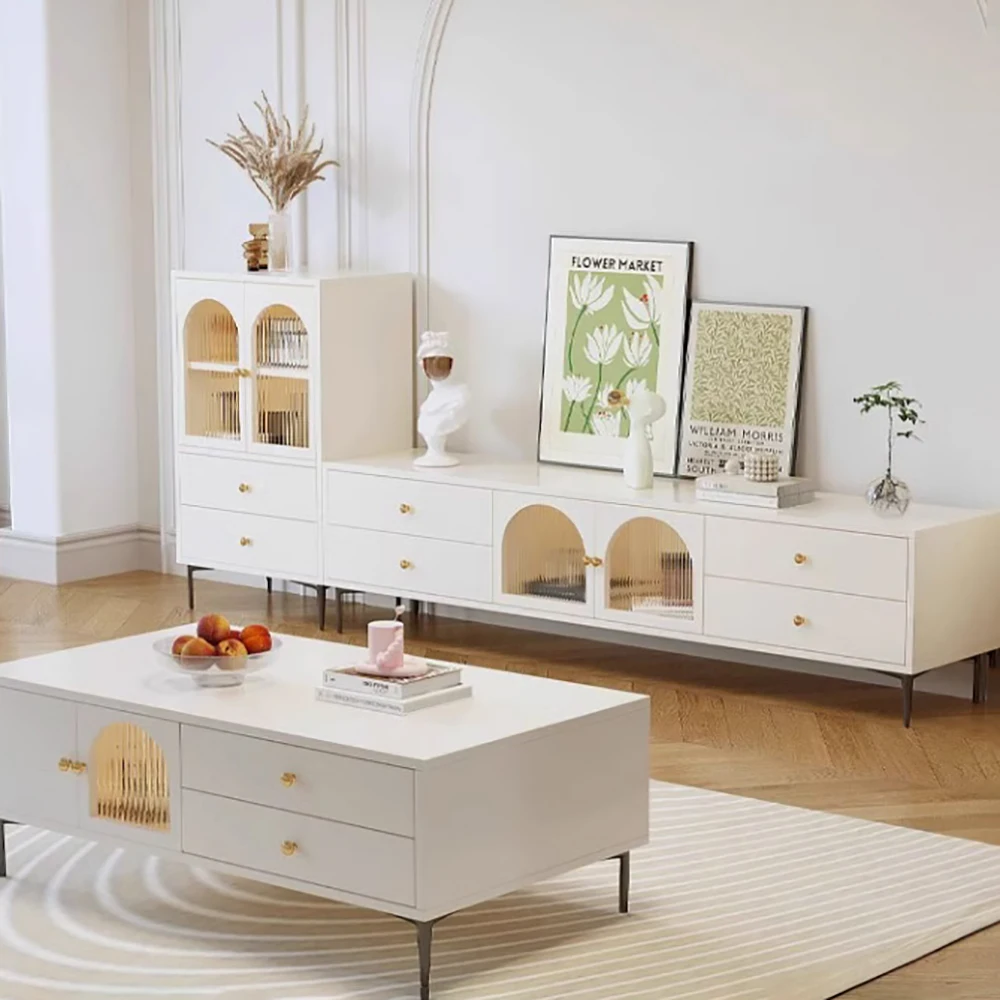 Роскошная подставка для телевизора в стиле ретро декор гламурная гостиной