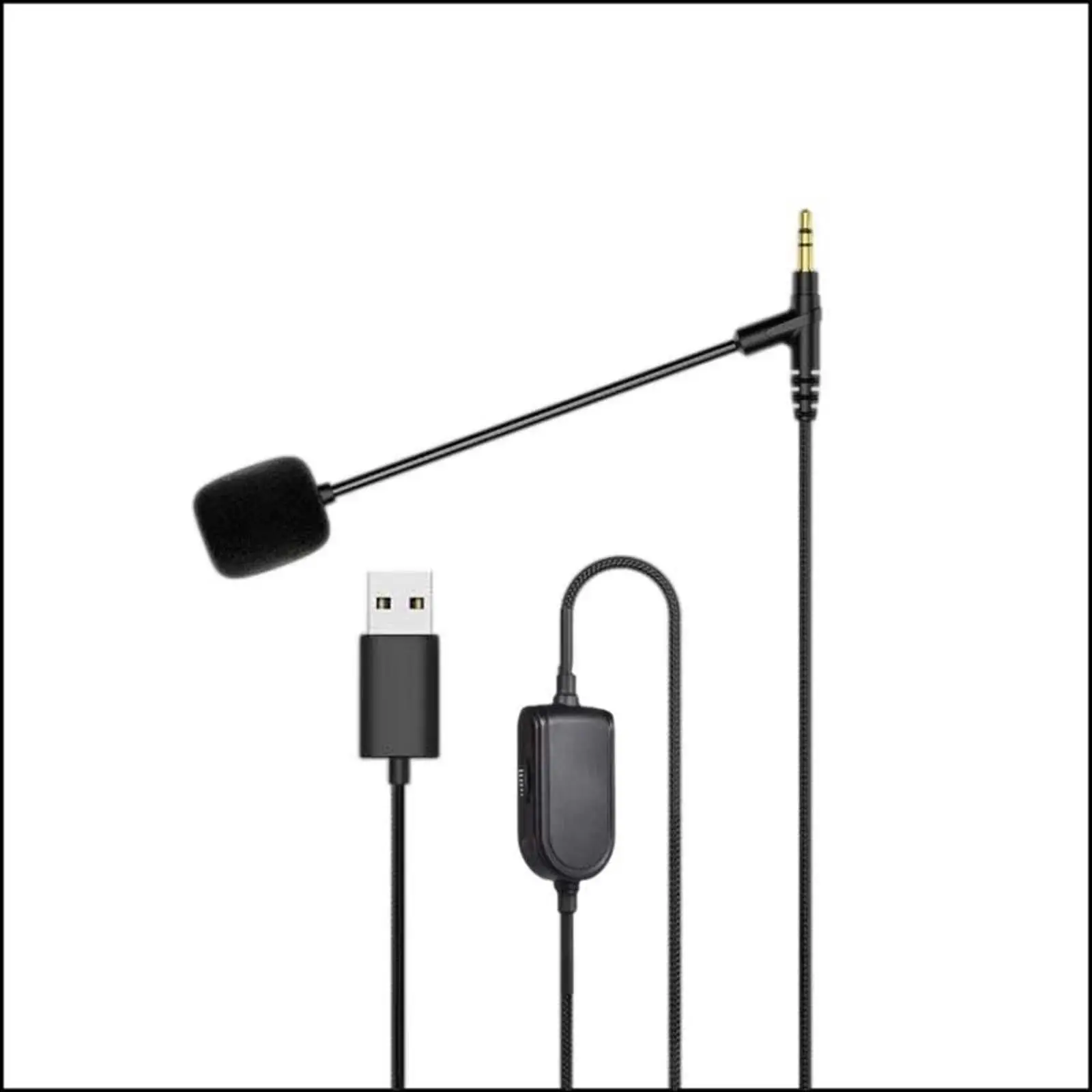 

Аудиокабель для наушников с разъемом USB 1,8 мм и микрофоном, 2,5 м