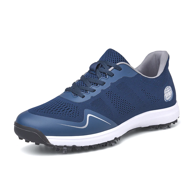 

2022 New Men Golf Sneakers Breathable Non Slip Spikes Golf Shoes Comfortable Women Golfer Footwear Big Size 36-47 Walking Shoes