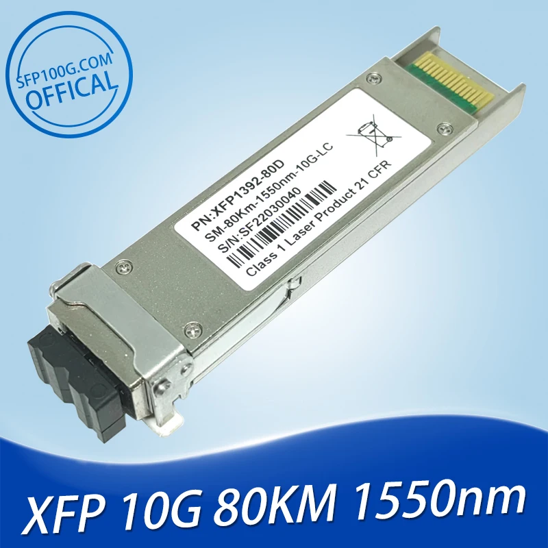 Cisco XFP-10GZR-OC192LR XFP10GZR192LR-RGD Cyan 280-0016-00 280-0462-00 280-0122-00-A ZR 80km 1550nm 10G XFP