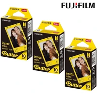 for instax mini butter version film 10 30 sheets for fujifillm instant mini 11 9 8 7s camera for sp 12 printer one shot camera