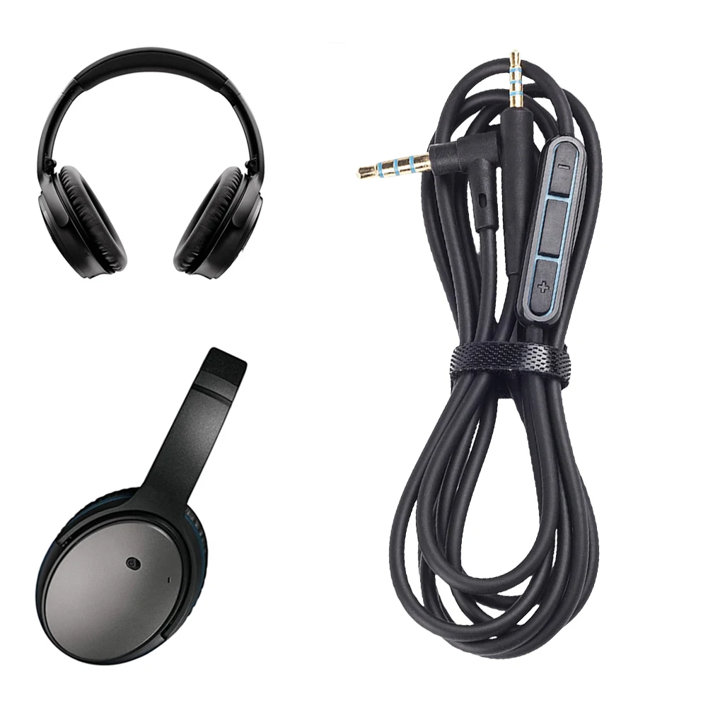Сменный аудиокабель для наушников Bose Quiet Comfort 25 QC25 QC35 SoundTrue OE2 E2 AE2i с удлинителем