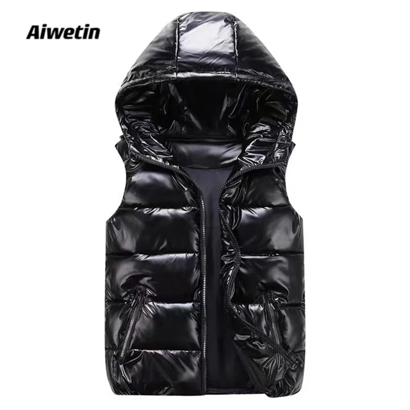 

Men Winter Bright Color Vest men Waistcoat Jacket vest BodyWarmer Lightweight Windbreaker Down Coat Winter Cloth