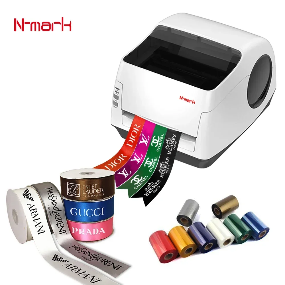 N-mark Digital heat Transfer атласная лента с принтом machine горячее оборудование для печати