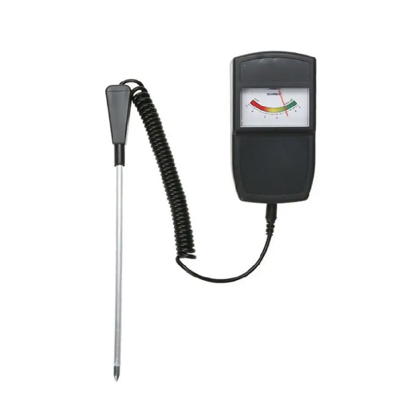 

Portable Soil PH Detector Meter with Belt Clip for Home Garden Lawn Farm Black J2FA