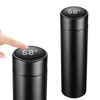 intelligent temperature 304 stainless steel thermos cup creative led temperature display business gift water cup