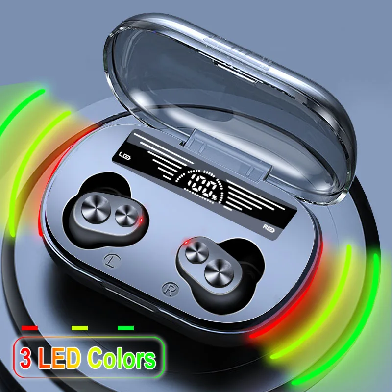 Беспроводные Bluetooth наушники 5 0 TWS зарядная коробка Наушники 9D стерео HD звук